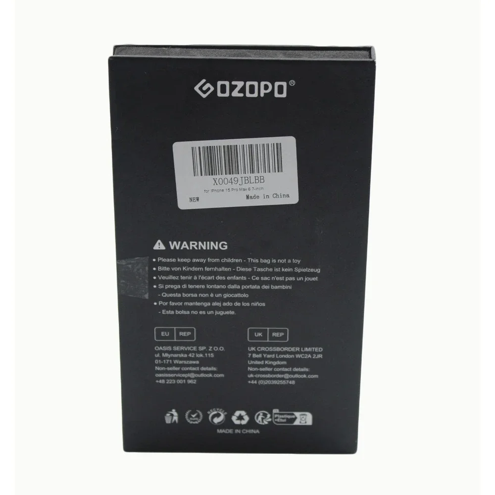 Gozopo Tempered Glass Screen Protector for iPhone 15 Pro Max 6.7-inch 9H